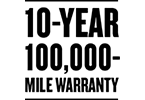 10-Year 100,000-Mile Warranty