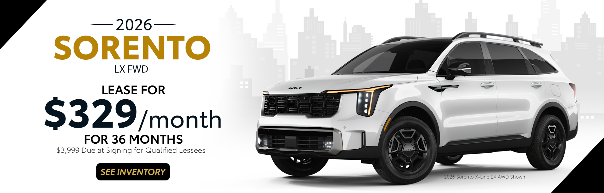 2026 Sorento Lease