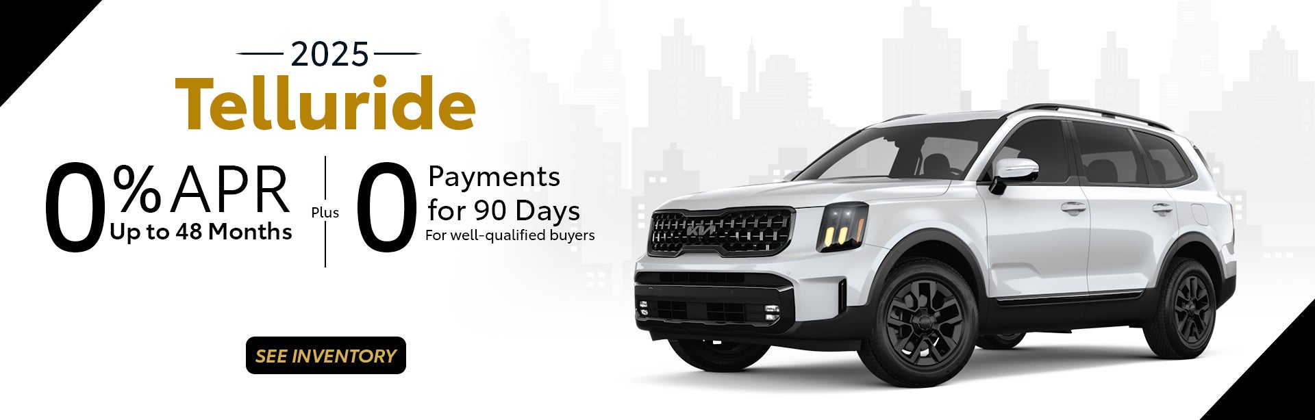 2026 Telluride 0% APR Financing plus 0 Payments for 90 Days