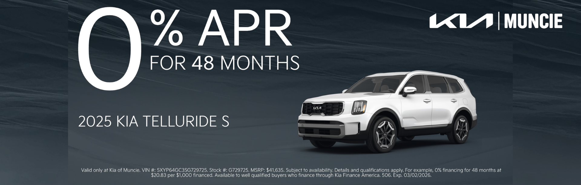 The new Telluride at Kia of Muncie