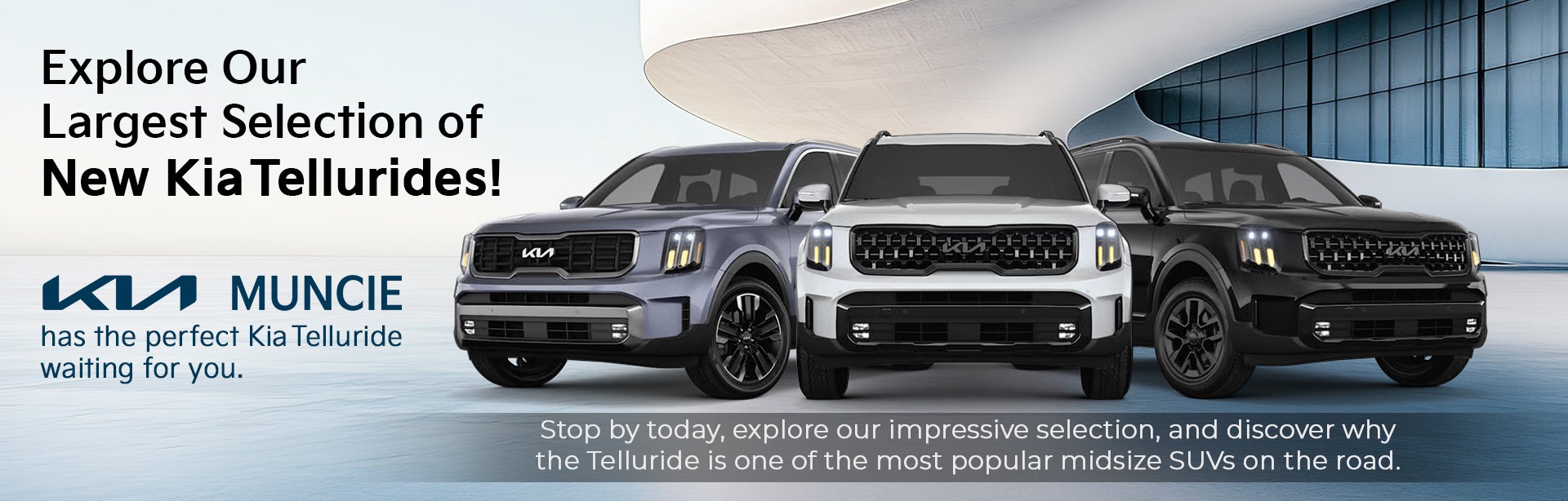 Our Largest Selection of New Kia Tellurides!